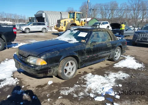 1988 Ford Mustang Lx z USA, uszkodzony, nr VIN 1FABP44E8JF303629